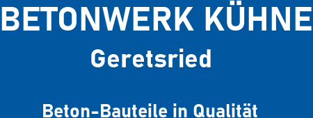 Schriftzug Betonwerk Kühne GmbH & Co.KG